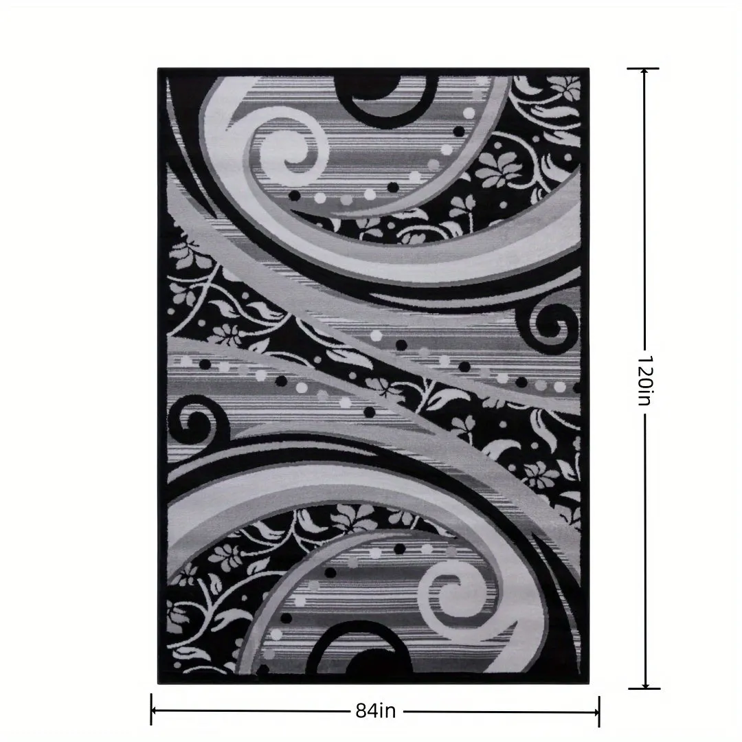 120 * 84 Inch Carpet, Living Room, Bedroom, Study, Terrace Floor Carpet, Abstract Pattern Style, Rectangular Carpet With Exquisite Modern Design Imported From Türkiye, Furniture Decoration, New House Decoration, Housewarming Holiday Gift