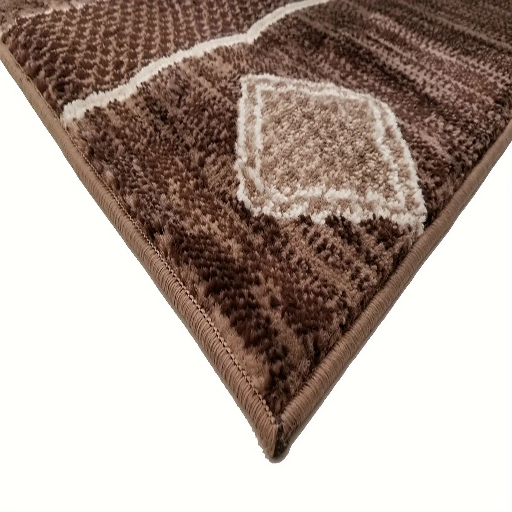120 * 84 Inch Carpet, Living Room, Bedroom, Study, Terrace Floor Carpet, Brown Grid Pattern Style, Rectangular Carpet With Exquisite Modern Design Imported From Türkiye, Furniture Decoration, New House Decoration, Housewarming Holiday Gift