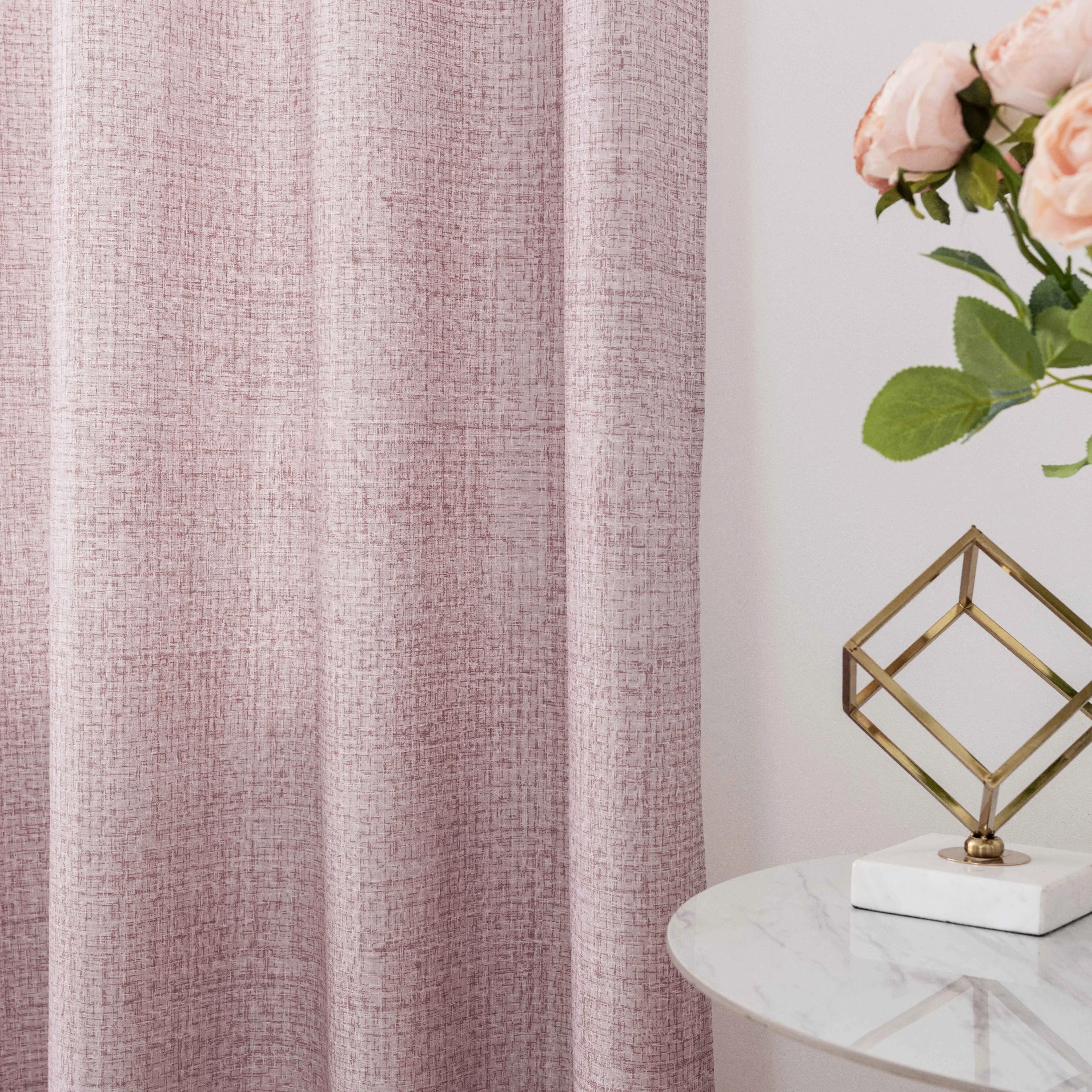 2PCS Tie Dye Gradient Blackout Curtains with Grommets, UV-Resistant, Machine Washable, Garden Style High Precision Fabric, Pastoral Theme Room Darkening Panels for Living Room and Bedroom Decoration - 300-350gsm Polyester