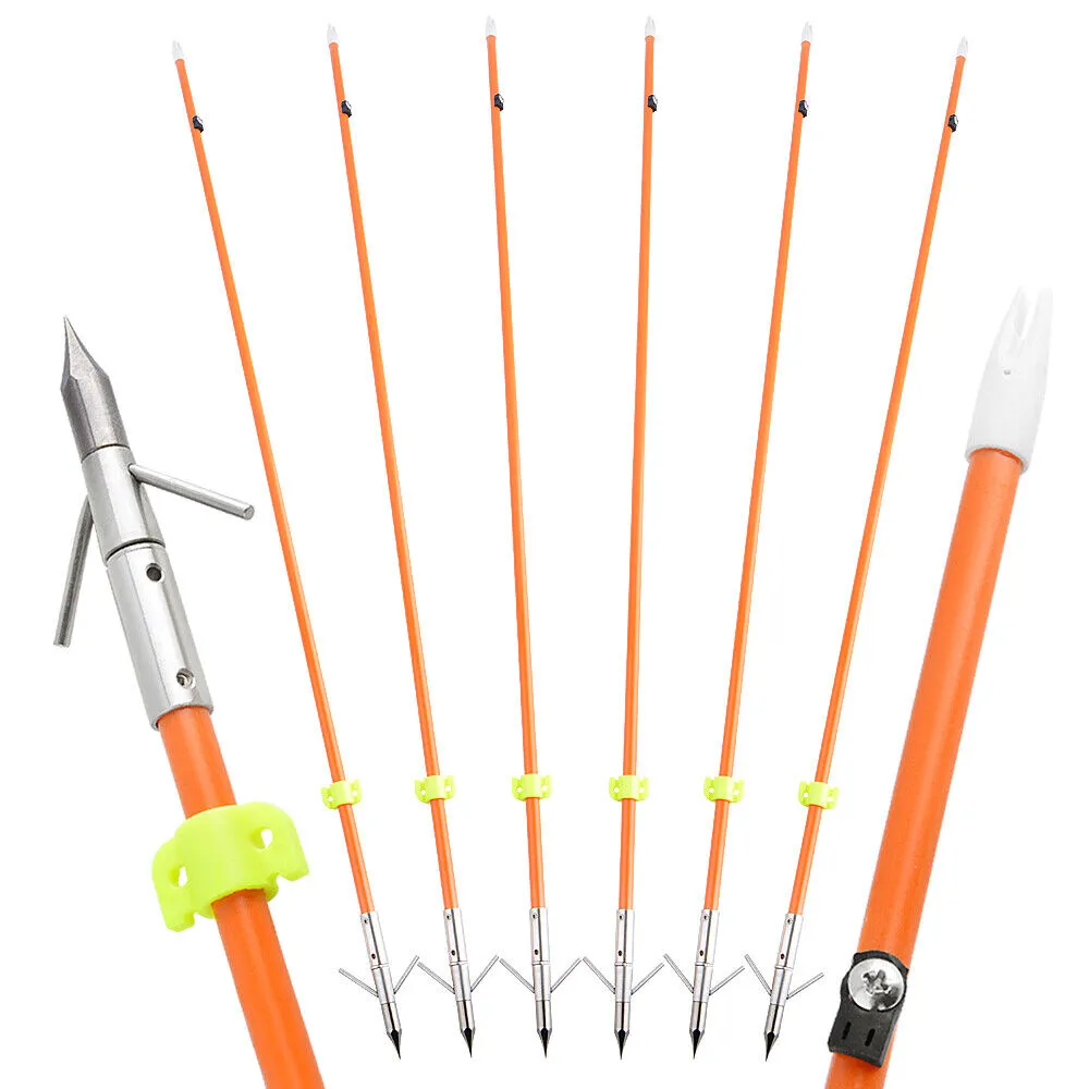 🎯32'' Bow Archery Fishing Arrows for Anglers Hunter
