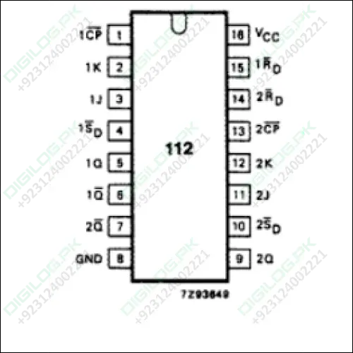74112 Jk Flip-flop Ic 74hc112