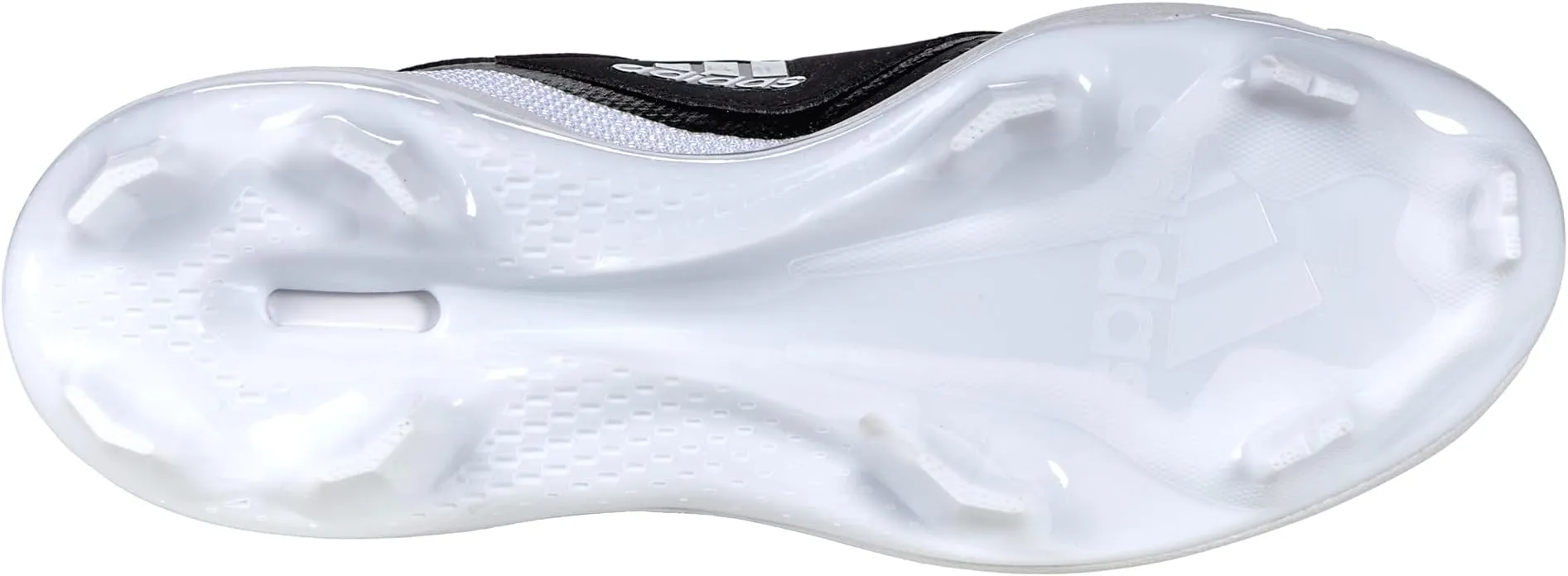 adidas Icon 7 Mid TPU Baseball Cleats Black/Silver Metallic/White