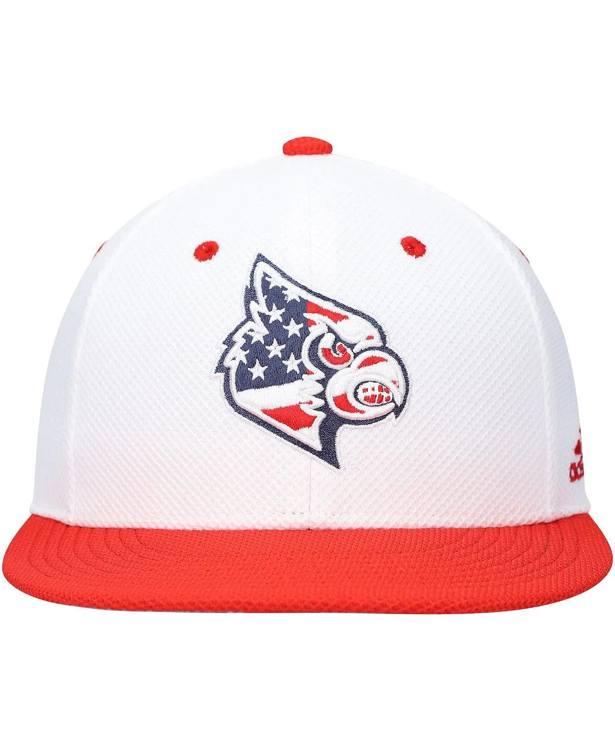adidas Louisville Cardinals On-Field Men's White Baseball Cap