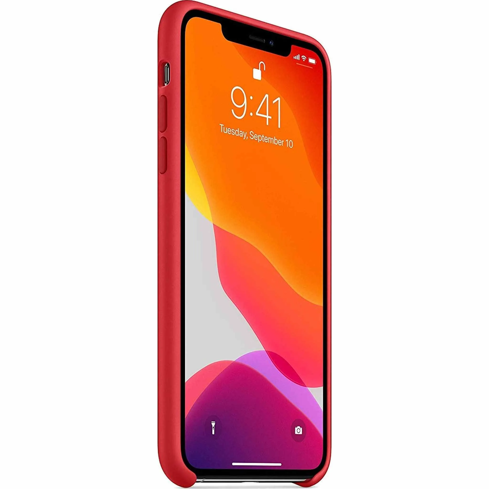 Apple Silicone Case (for iPhone 11 Pro Max) - (Product) RED