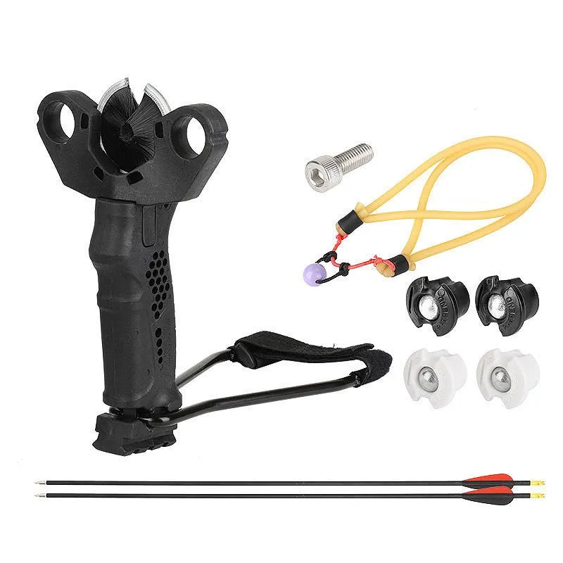 Archery Slingshot Outdoor Competitive Archery Competition Free Tied Ball Slingshot High Precision Ejection