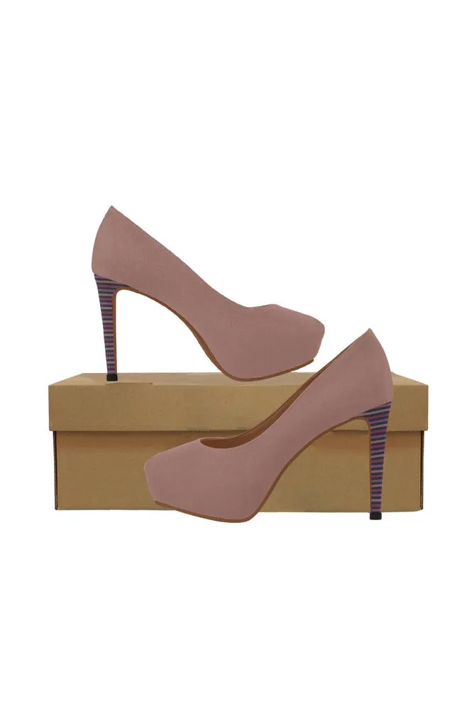 Berries and Blush Women's High Heels