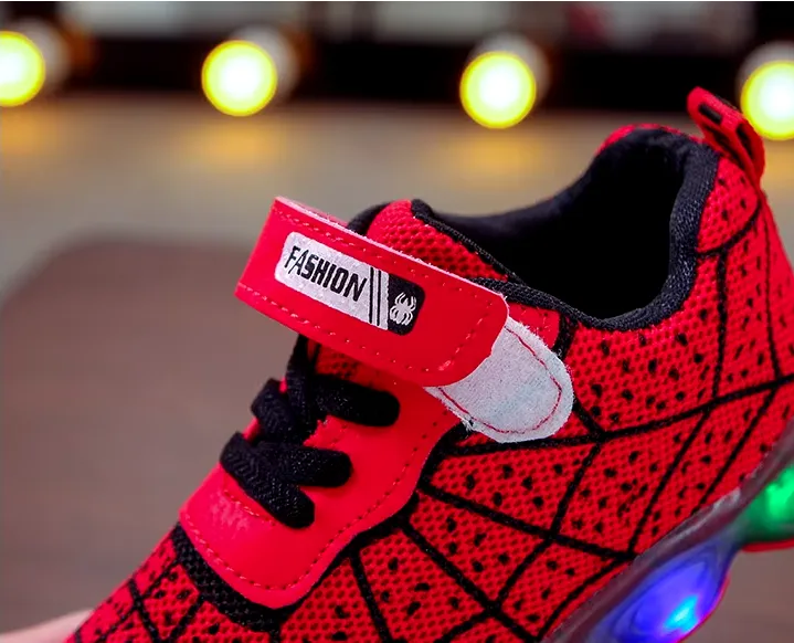 Boys Sneakers - Boys Spiderman Spring/Summer New Mesh Breathable Anti-slip Sneakers