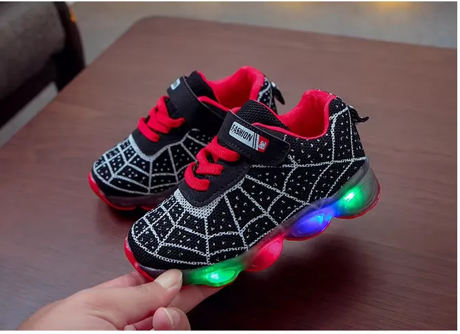 Boys Sneakers - Boys Spiderman Spring/Summer New Mesh Breathable Anti-slip Sneakers