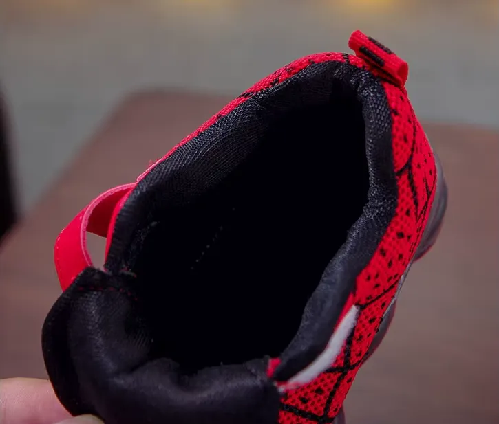 Boys Sneakers - Boys Spiderman Spring/Summer New Mesh Breathable Anti-slip Sneakers