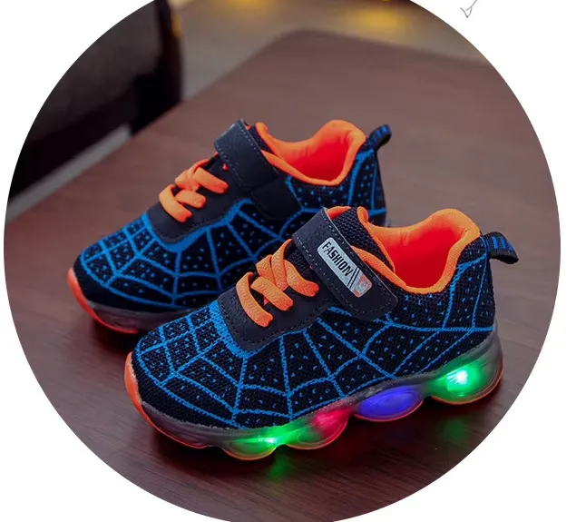 Boys Sneakers - Boys Spiderman Spring/Summer New Mesh Breathable Anti-slip Sneakers
