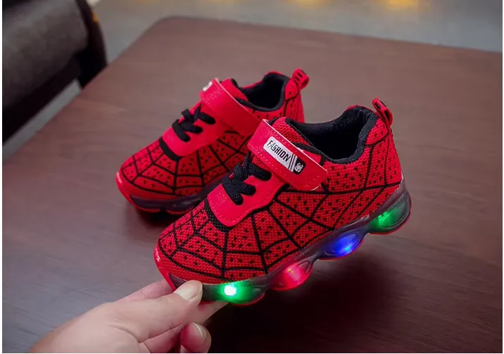 Boys Sneakers - Boys Spiderman Spring/Summer New Mesh Breathable Anti-slip Sneakers