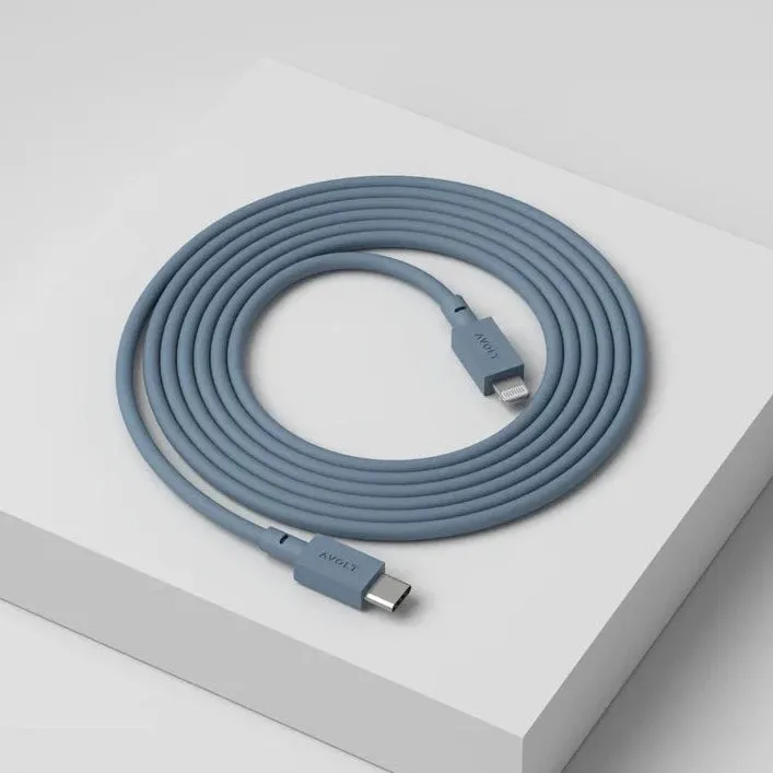 CABLE 1 USB-C TO LIGHTNING 2M | SHARK BLUE