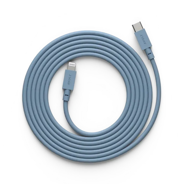 CABLE 1 USB-C TO LIGHTNING 2M | SHARK BLUE