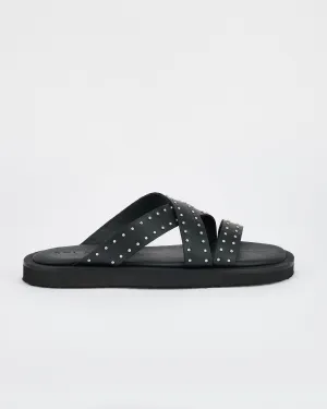 Capri Footbed Black / Silver