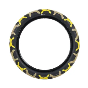 Cult BMX X Vans Tire 20" - Yellow Camo