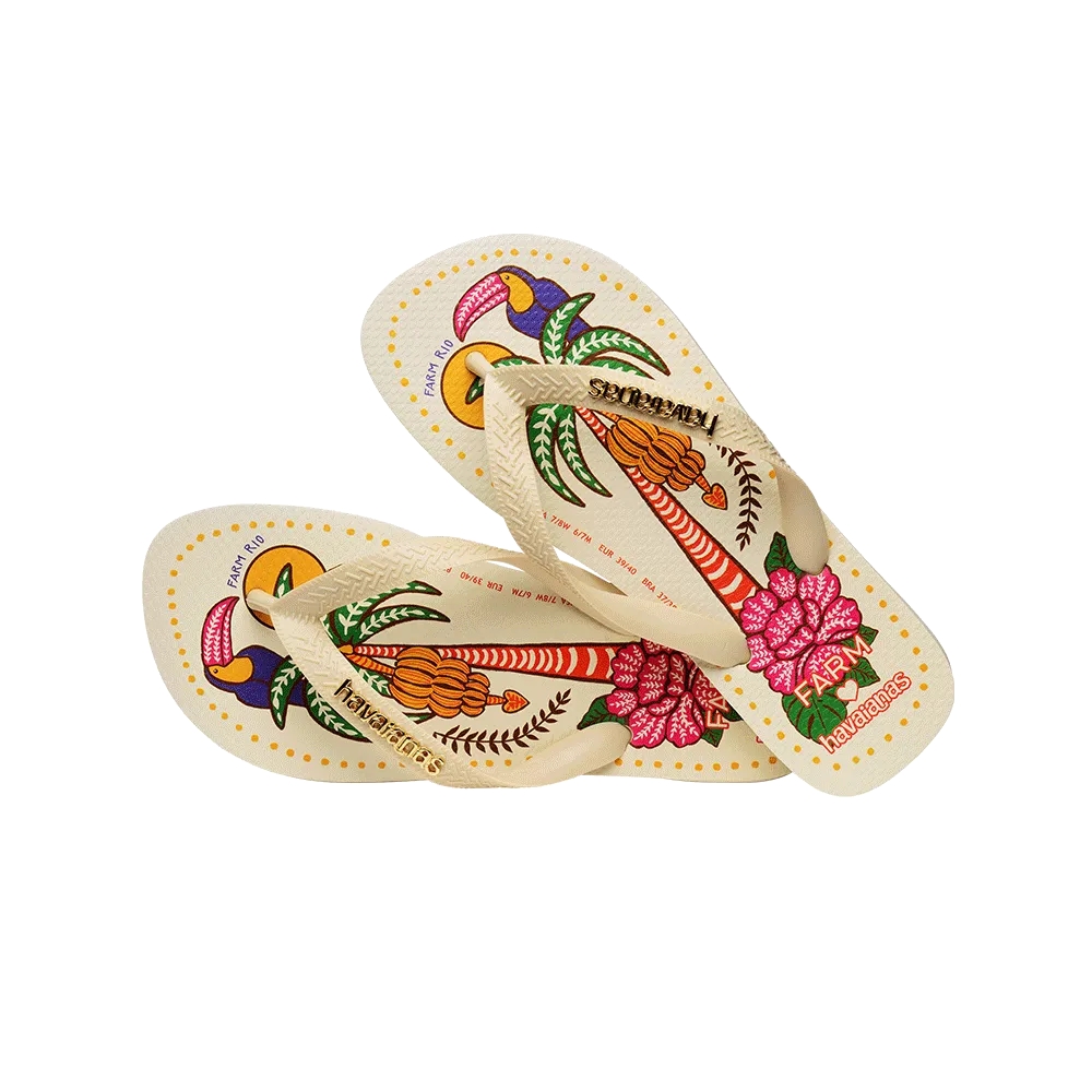 Farm Nascer de Verao 22 Flip Flops