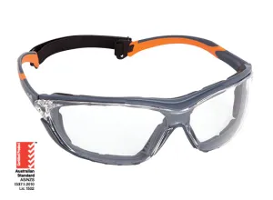 Force360 NeoGuard Clear Lens Safety Spectacle c/w Foam Gasket EFPR833
