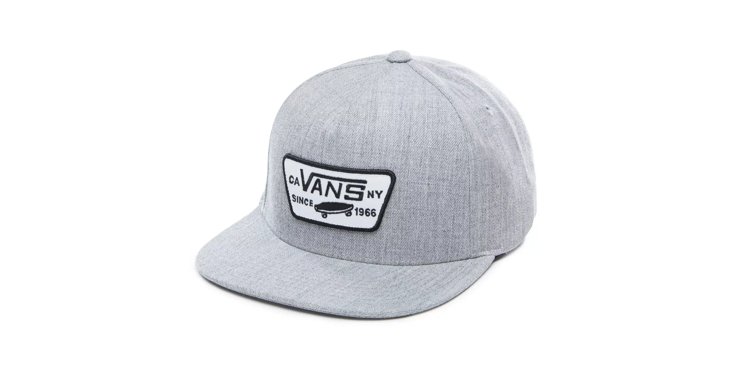 Full Patch Snapback Cap Heather Grey