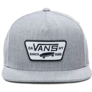 Full Patch Snapback Cap Heather Grey