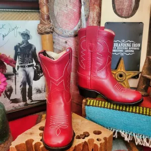 Kids' Toddler Boots "Red" by Old West sizes 4-8 3116