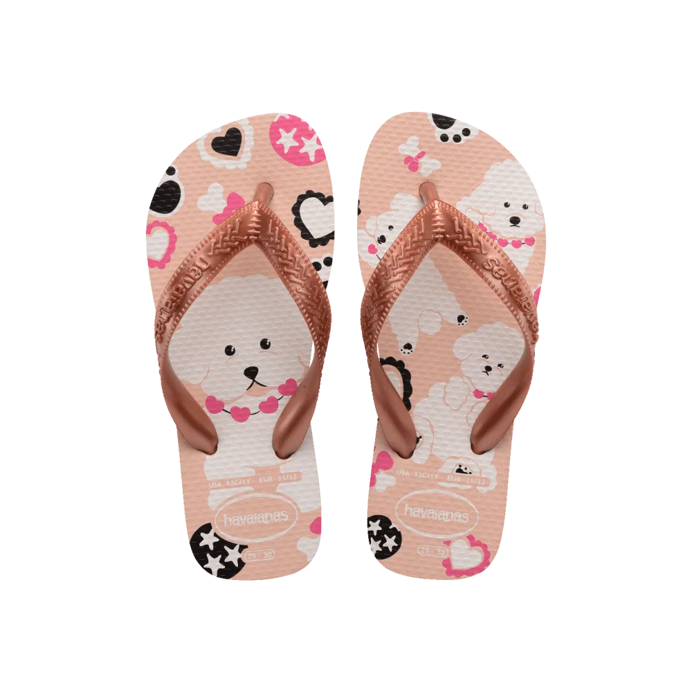Kids Top Pets Flip Flops