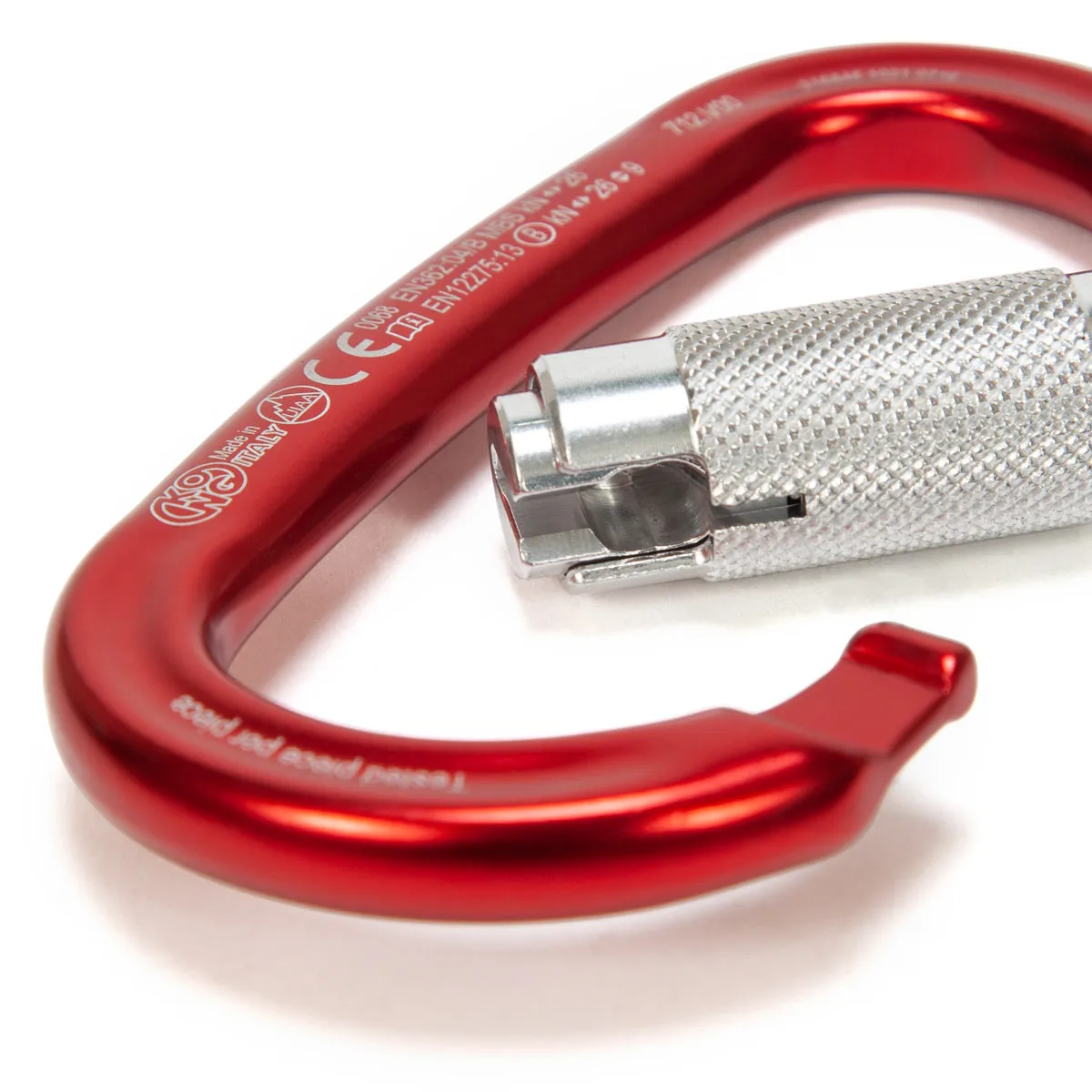 Kong Oval Carabiner - Red