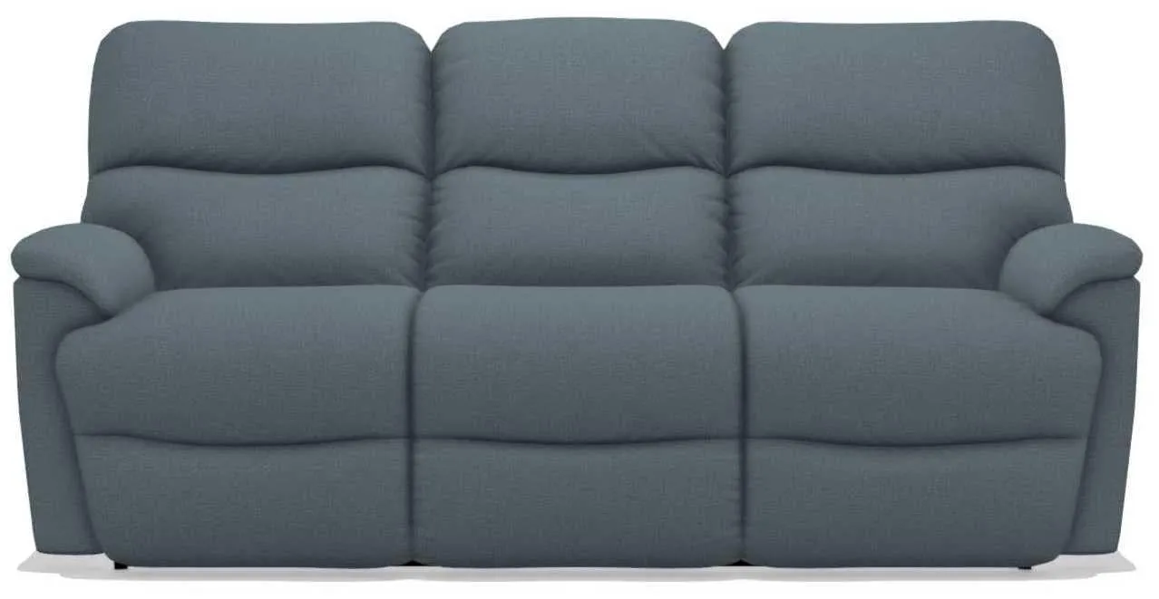 La-Z-Boy Trouper Denim Power Reclining Sofa w/ Headrest