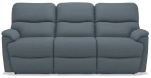 La-Z-Boy Trouper Denim Power Reclining Sofa w/ Headrest