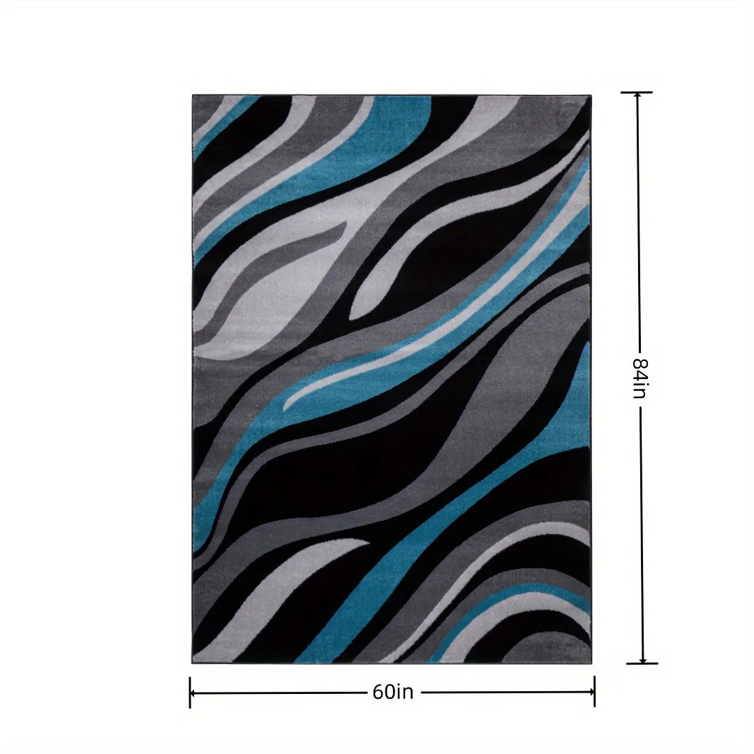 Large Carpet, Living Room, Bedroom, Study, Balcony Carpet, Abstract Pattern Style, Exquisite Modern Design Rectangular Carpet Imported From Türkiye, Furniture Decoration, New House Decoration, Housewarming Holiday Gift