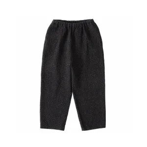 NEW SASHIKO PEACE PANTS -BLACK-