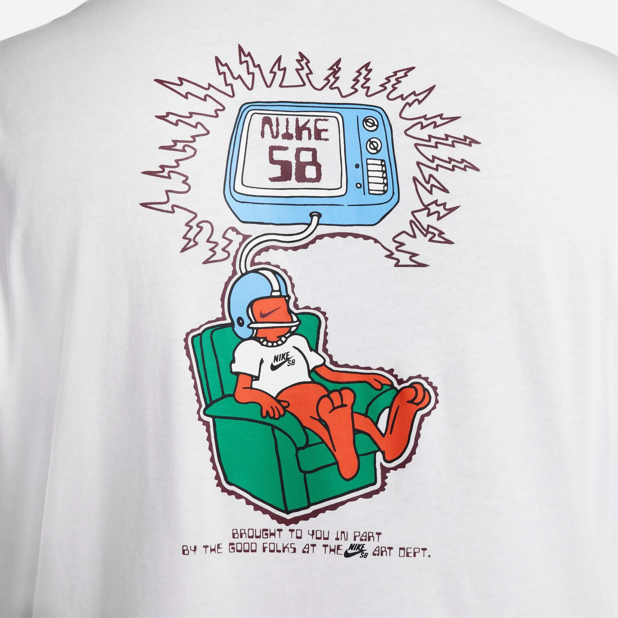 Nike SB Brainwash Max90 Longlseeve T-shirt - White