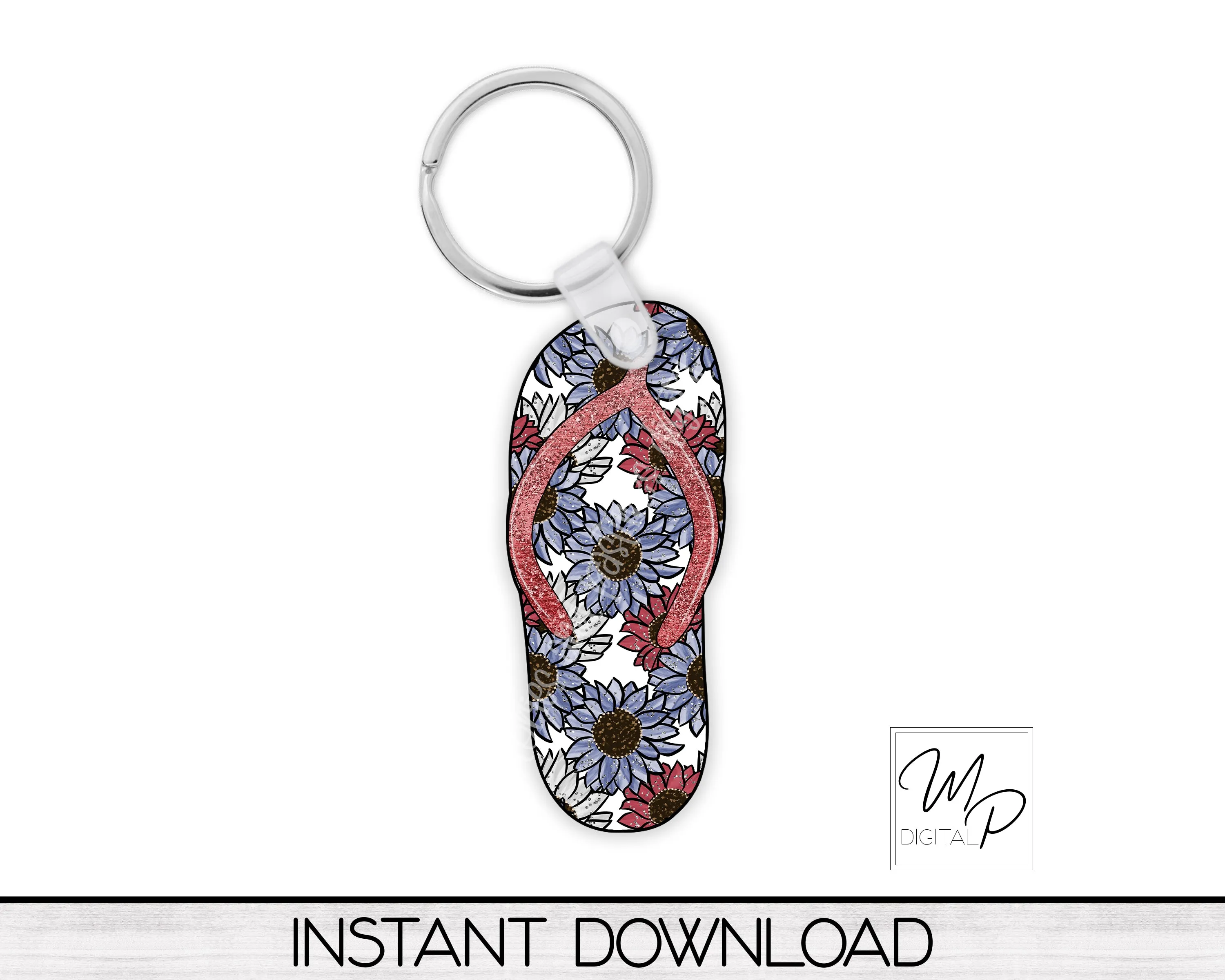 Patriotic Flip Flop Earrings Bundle Sublimation PNG Design, Digital Download