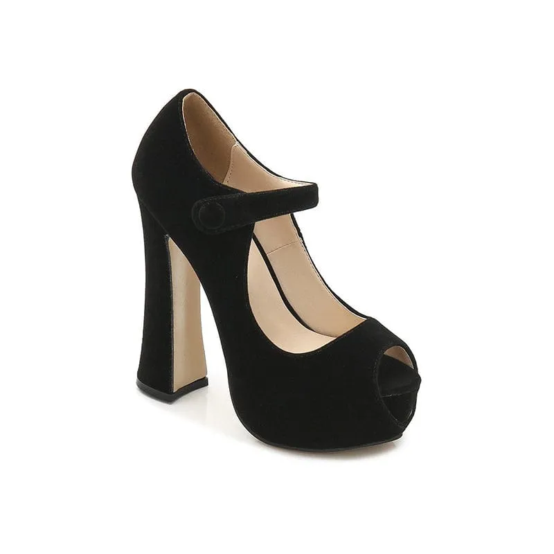 Platform Heel Pumps