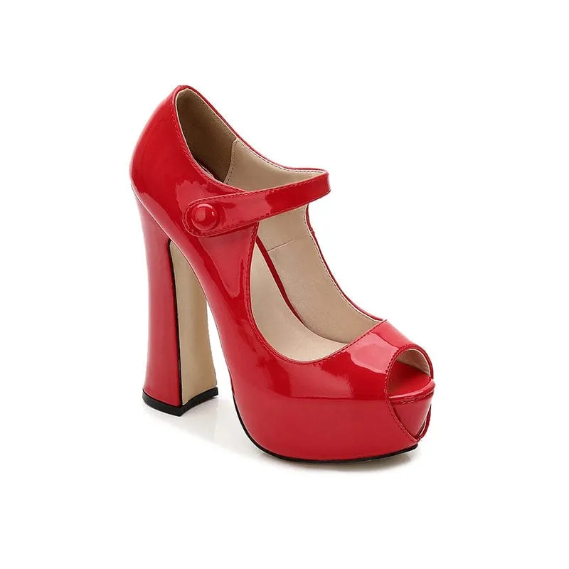 Platform Heel Pumps