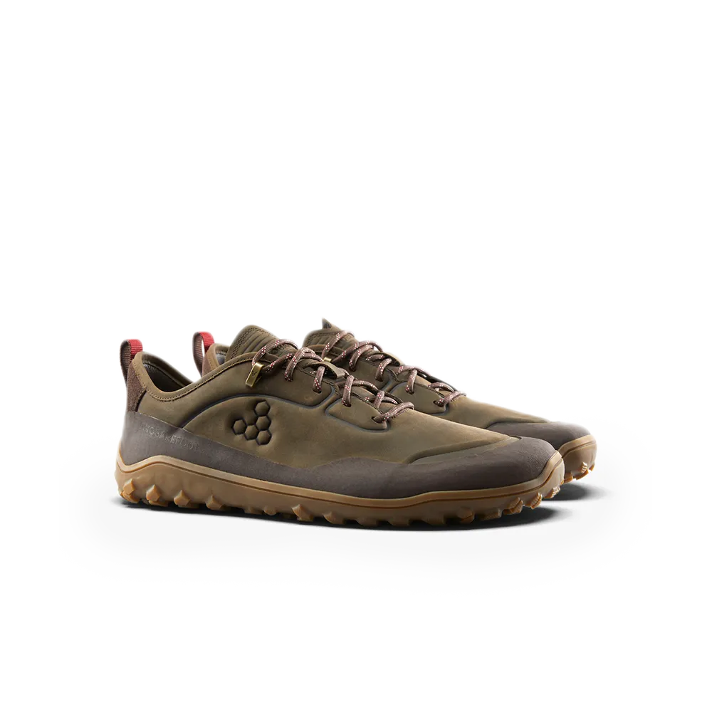 [PRE-ORDER] Vivobarefoot Tracker Leather Low Mens Bracken (ETA. MID DEC)