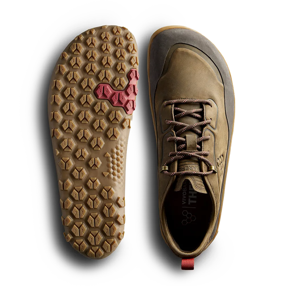 [PRE-ORDER] Vivobarefoot Tracker Leather Low Mens Bracken (ETA. MID DEC)
