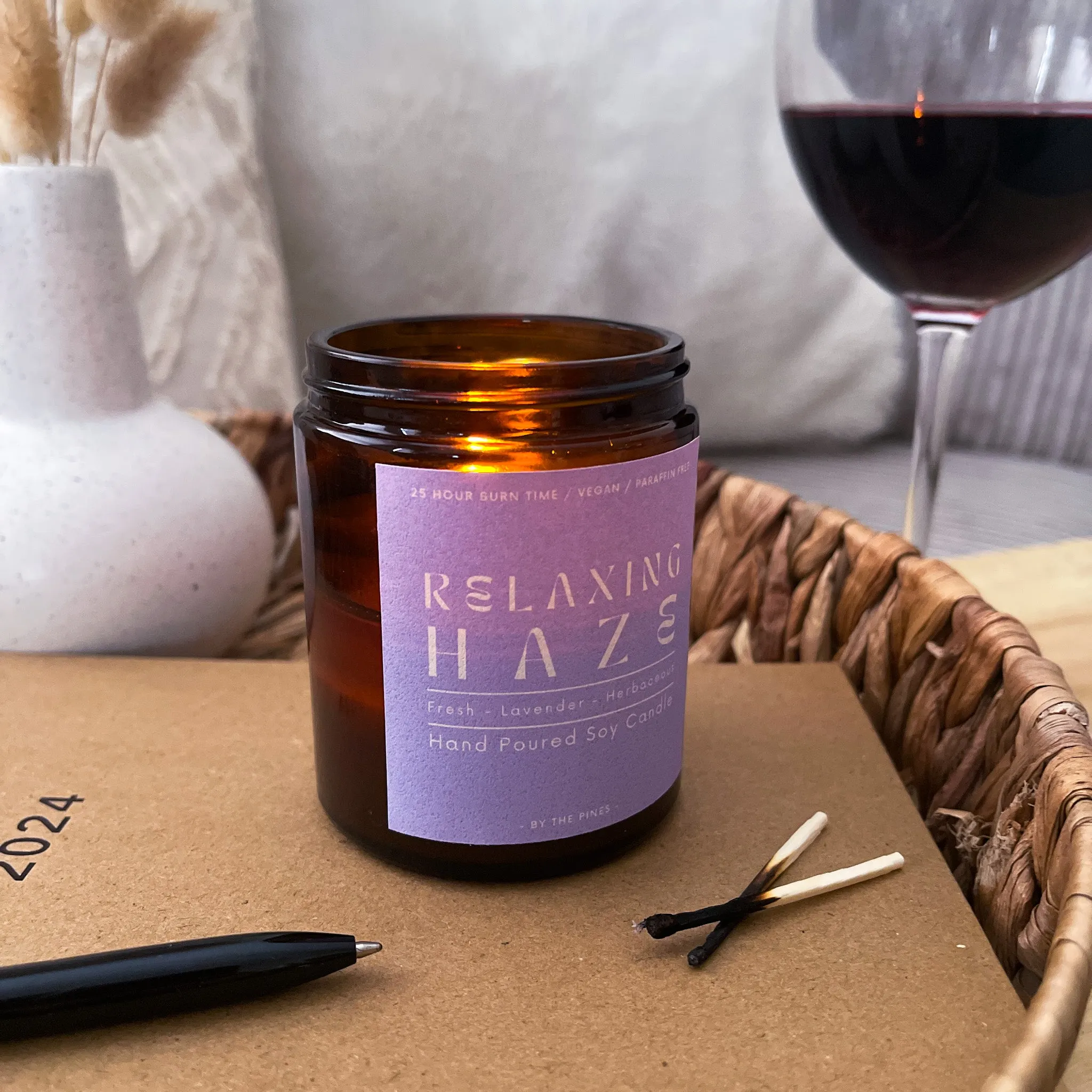 Relaxing Haze Apothecary Candle