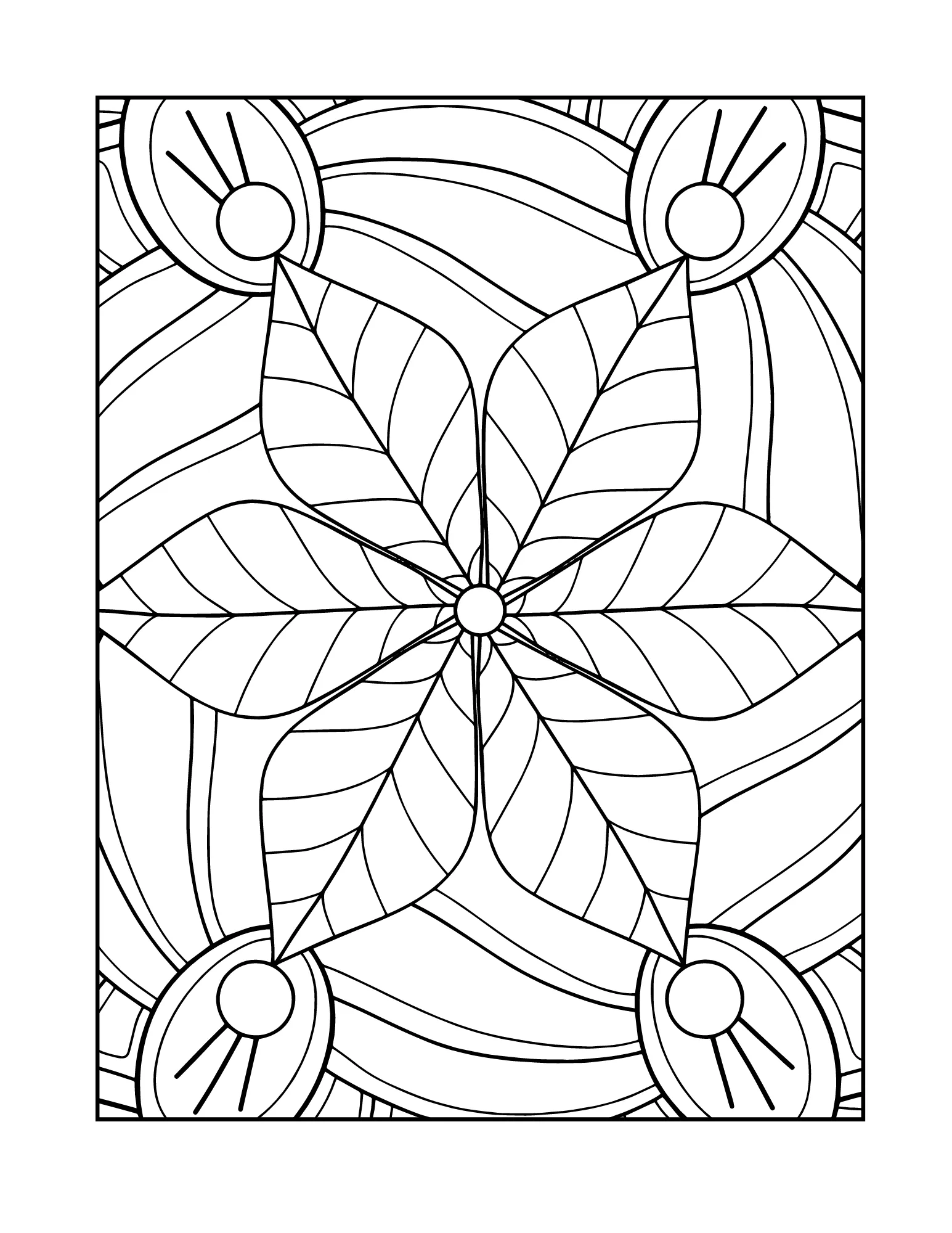 Relaxing Mandala Coloring Book