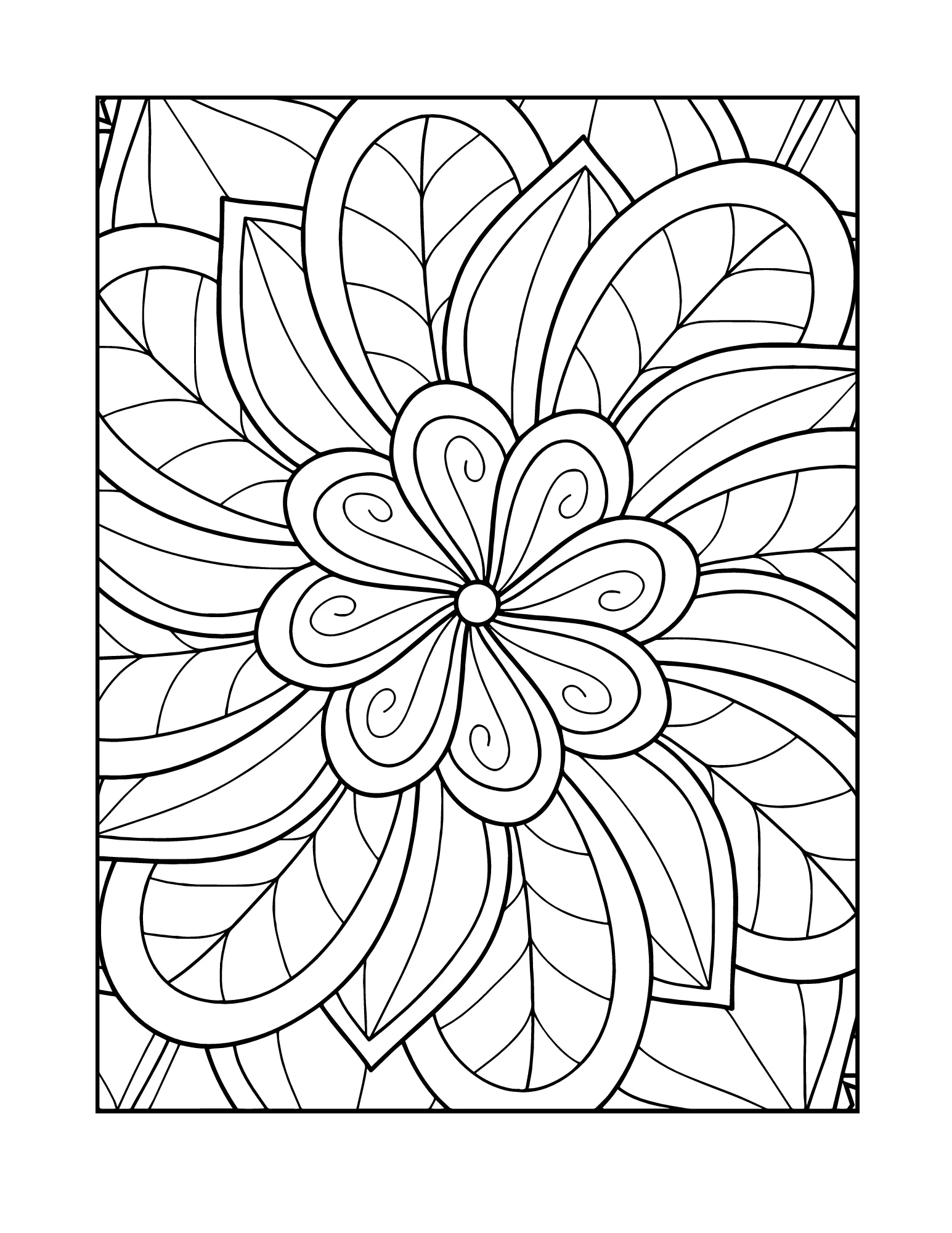 Relaxing Mandala Coloring Book
