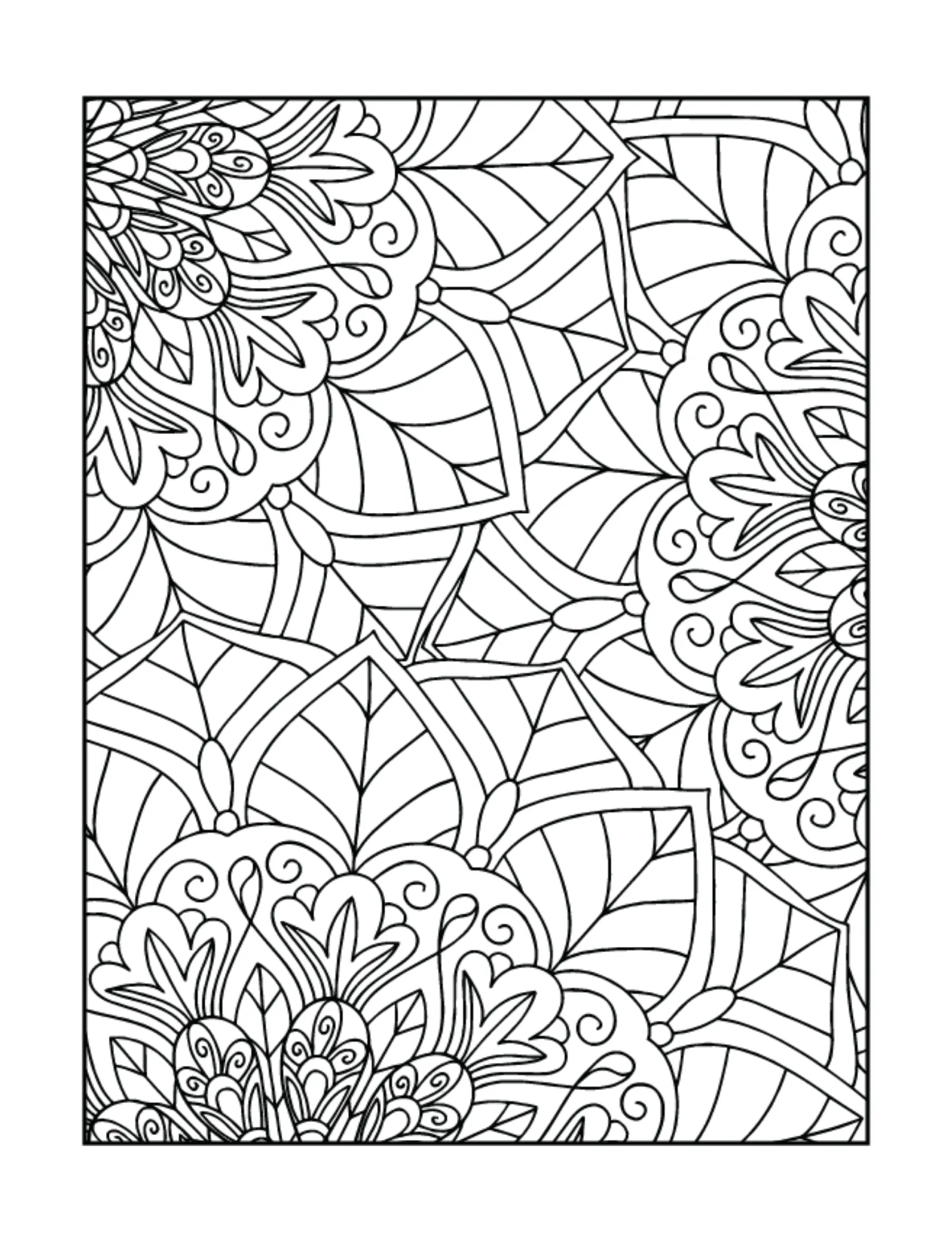 Relaxing Mandala Coloring Book