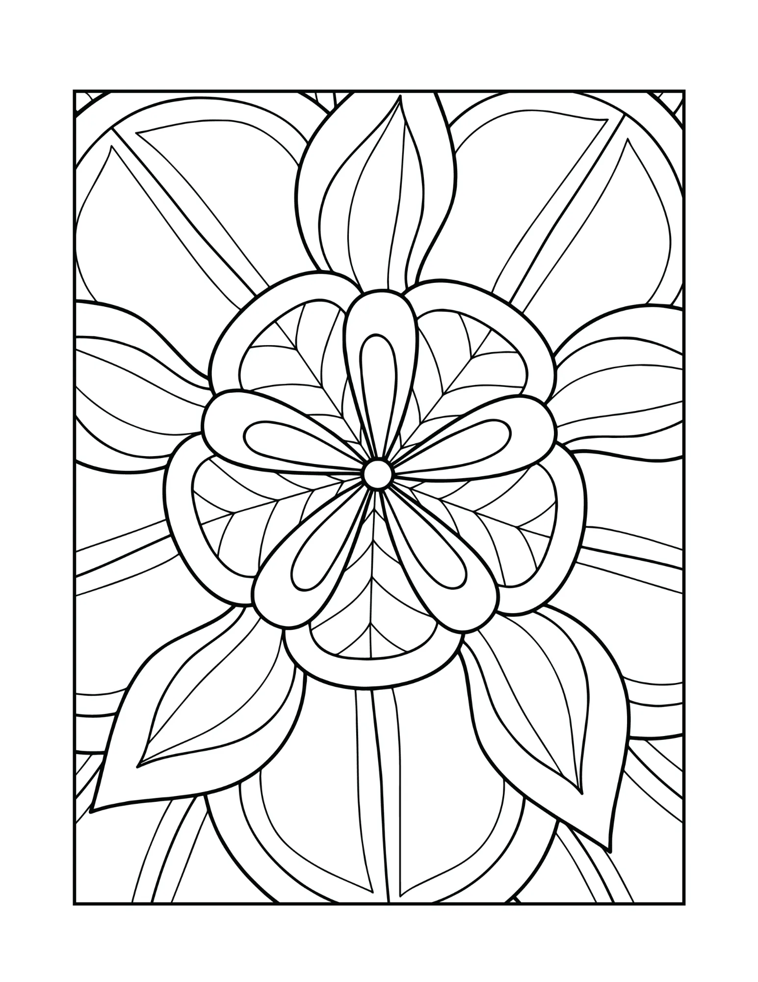 Relaxing Mandala Coloring Book