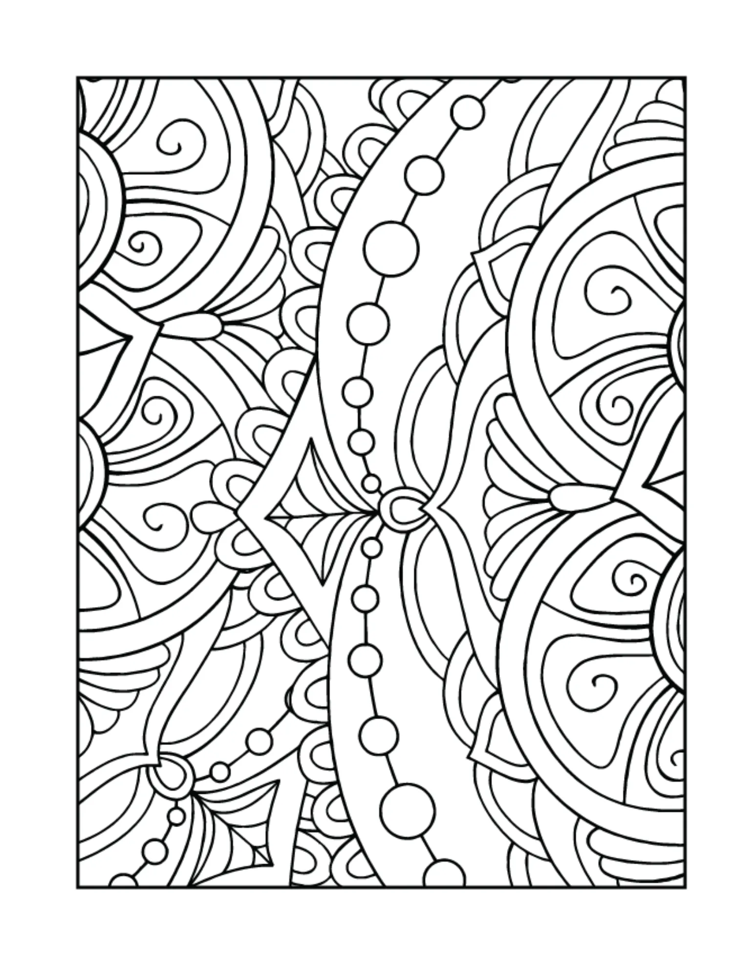 Relaxing Mandala Coloring Book