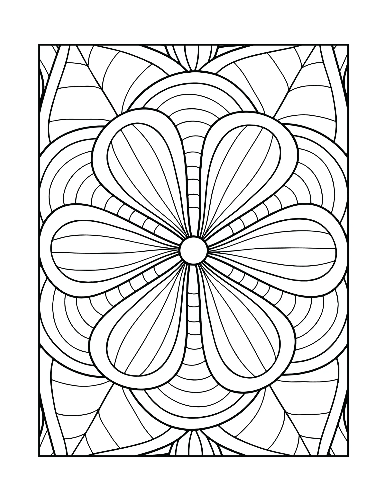 Relaxing Mandala Coloring Book