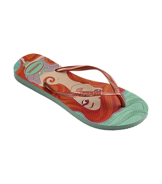 Slim Princesas Flip Flops Clay