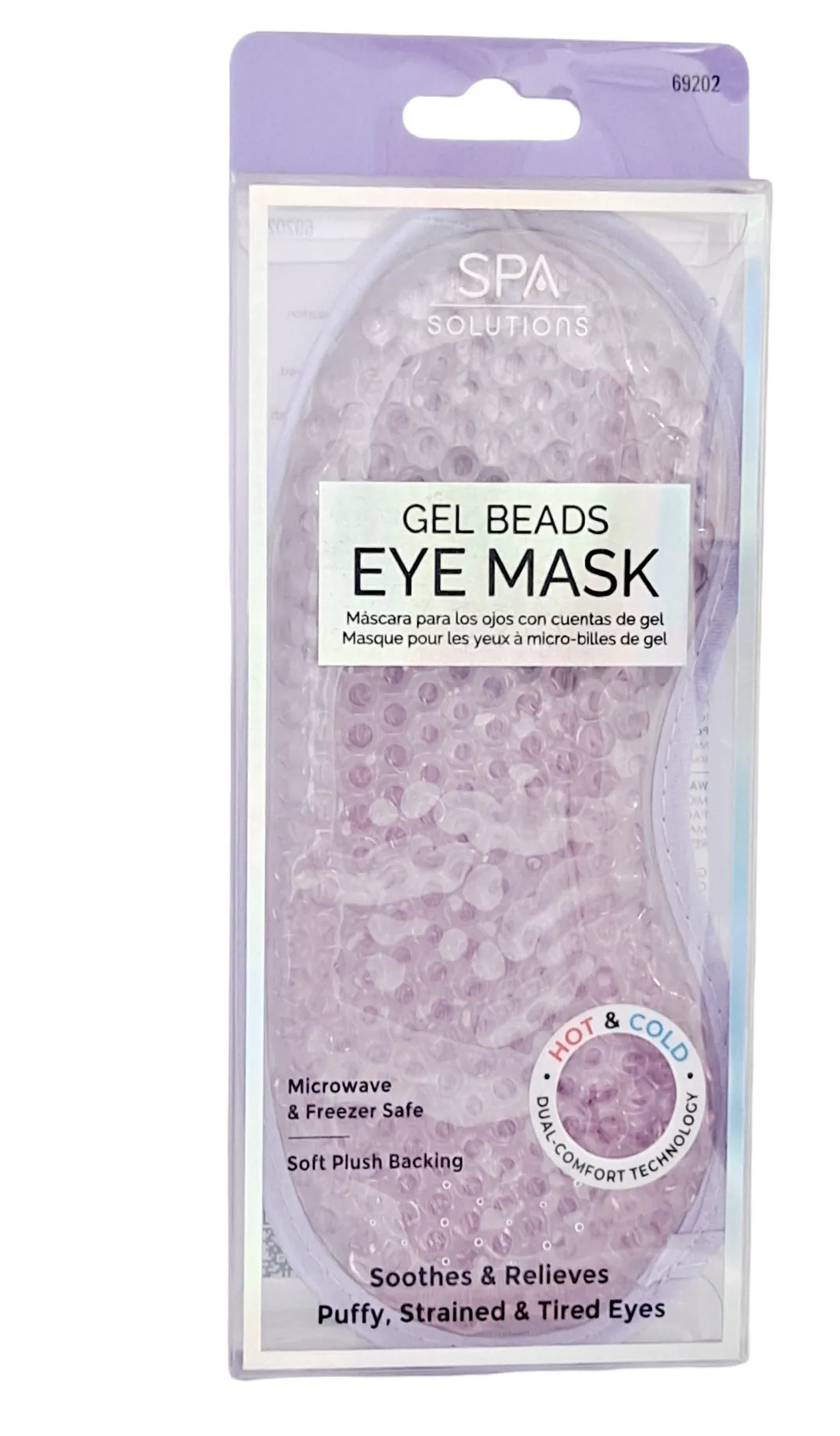 Spa Solutions Gel Beads Eye Mask Hot & Cold