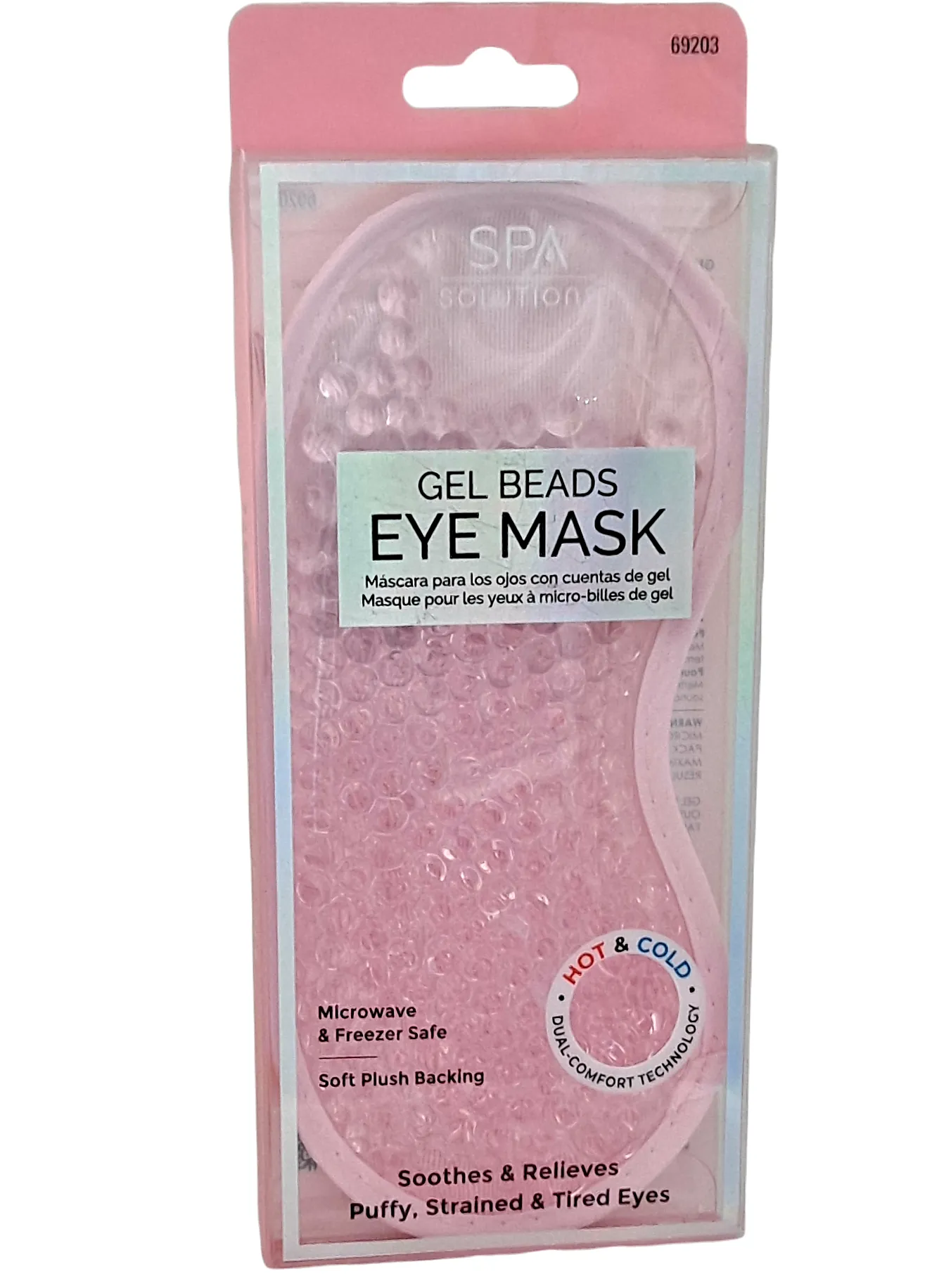 Spa Solutions Gel Beads Eye Mask Hot & Cold