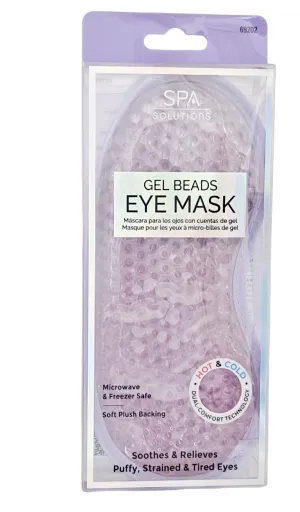 Spa Solutions Gel Beads Eye Mask Hot & Cold
