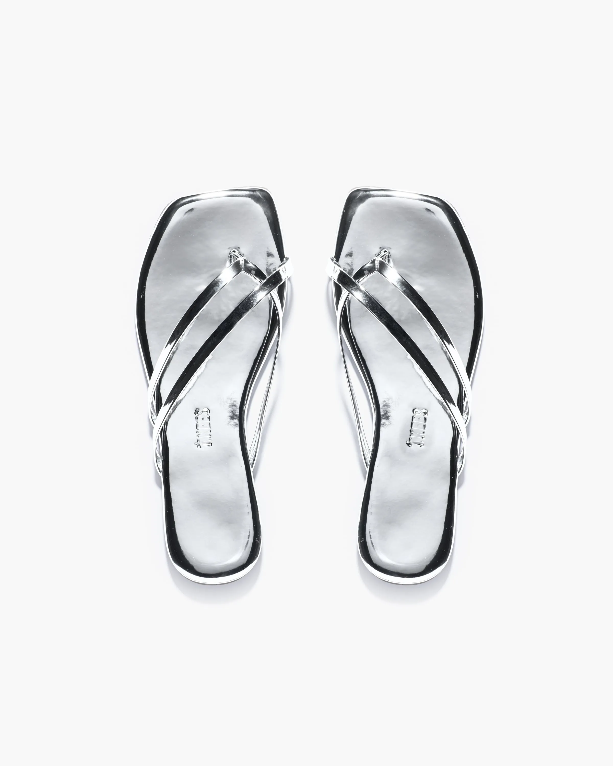 Square Toe Liri Mirror - Chrome