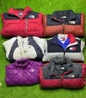 The North Face and mix Puffer jackets