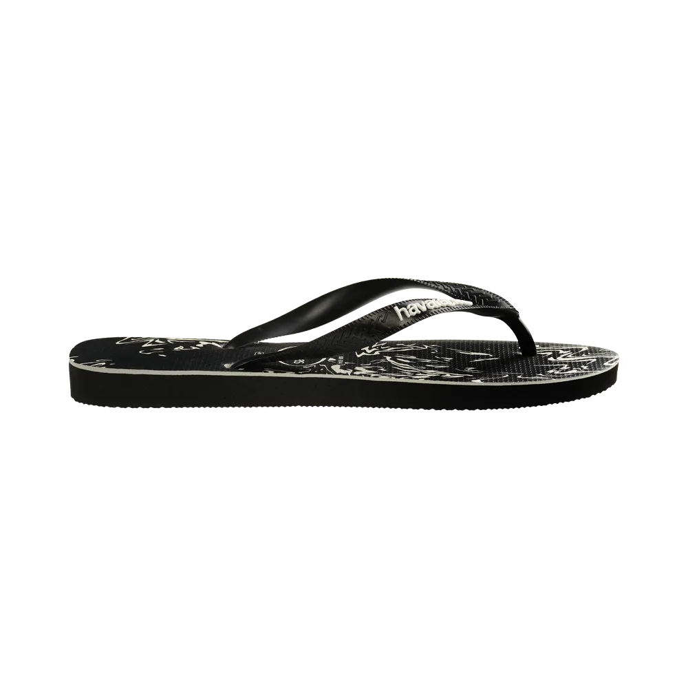 Top Marble Lines Flip Flops